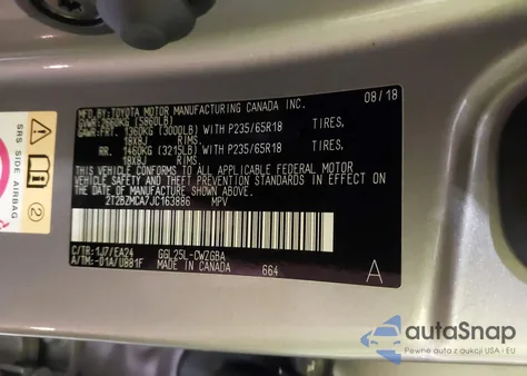 2018 Lexus Rx 350 z USA, uszkodzony, nr VIN 2T2BZMCA7JC163886